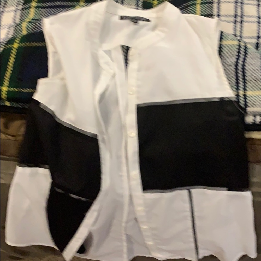 Button down tank top